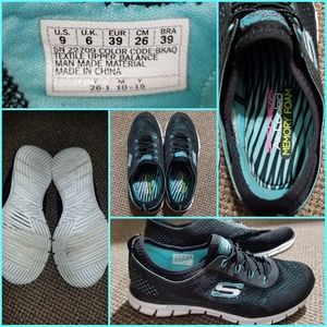 Womens slide on sketchers shoes